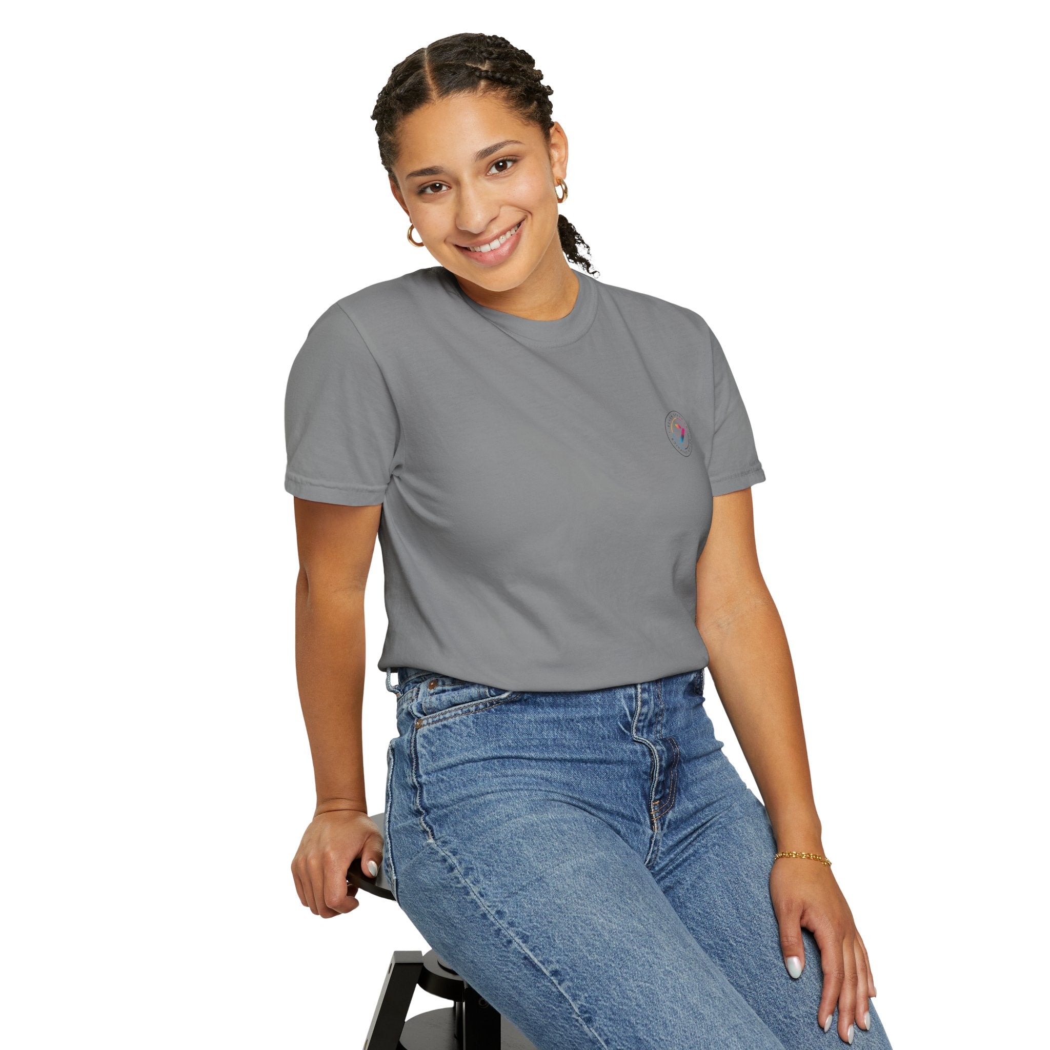 Unisex Garment-Dyed T-Shirt –Left Front Logo