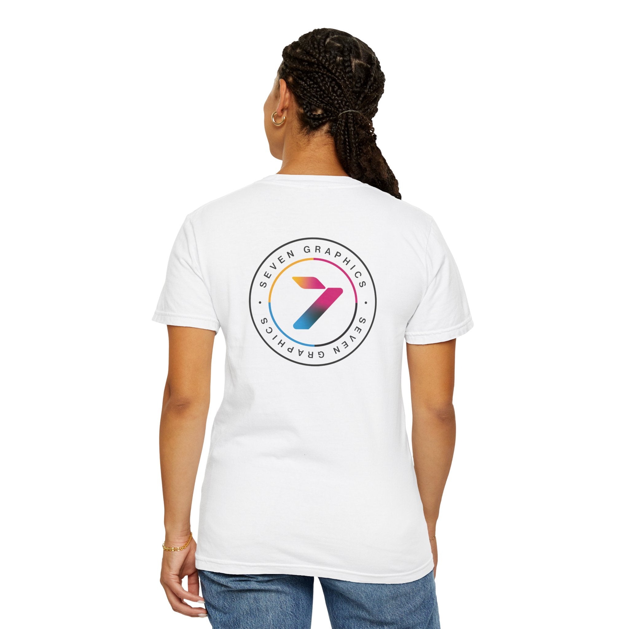 Unisex Garment-Dyed T-Shirt –Left Front Logo