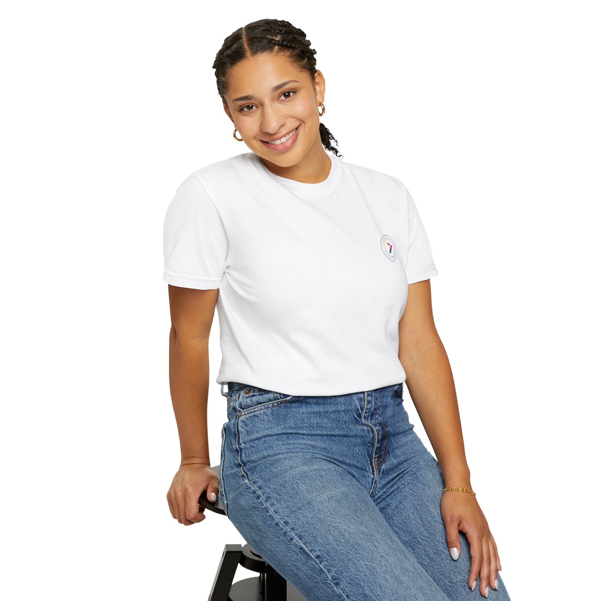 Unisex Garment-Dyed T-Shirt –Left Front Logo