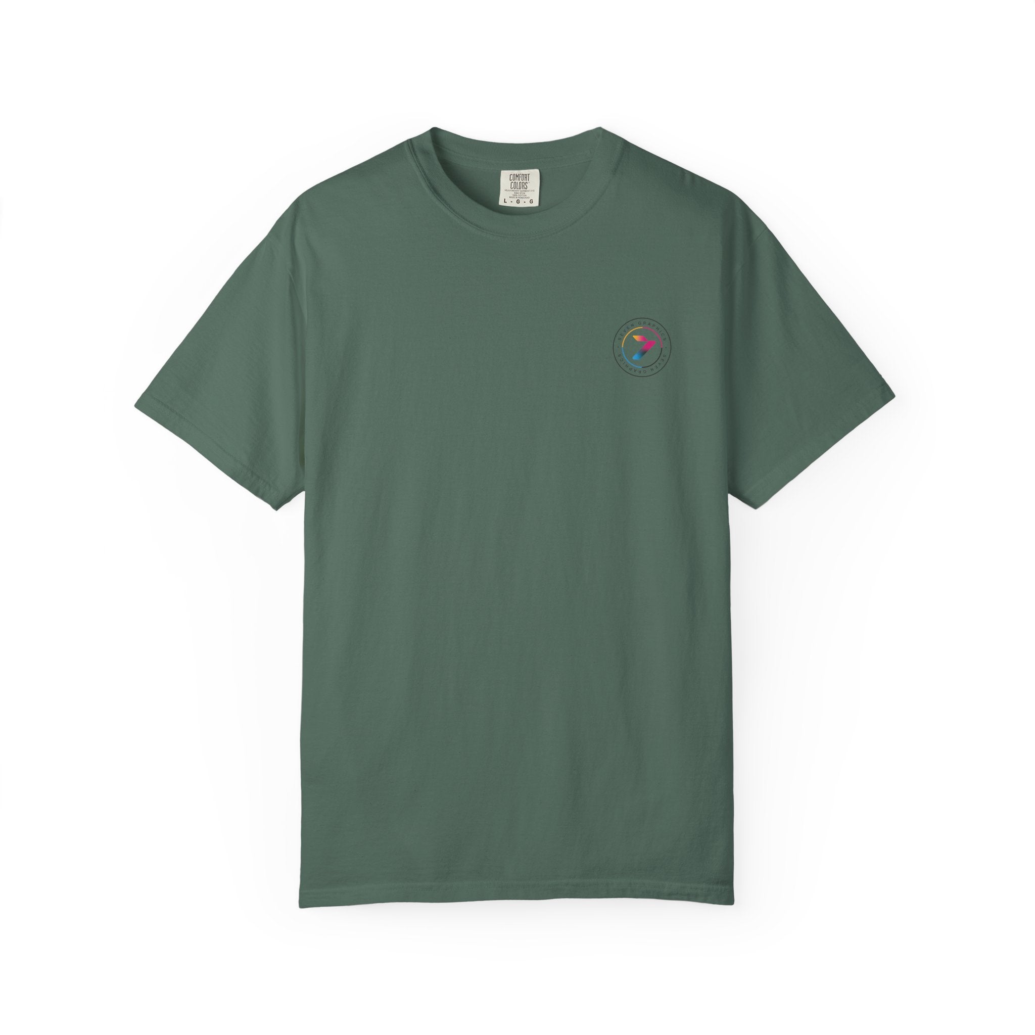 Unisex Garment-Dyed T-Shirt –Left Front Logo