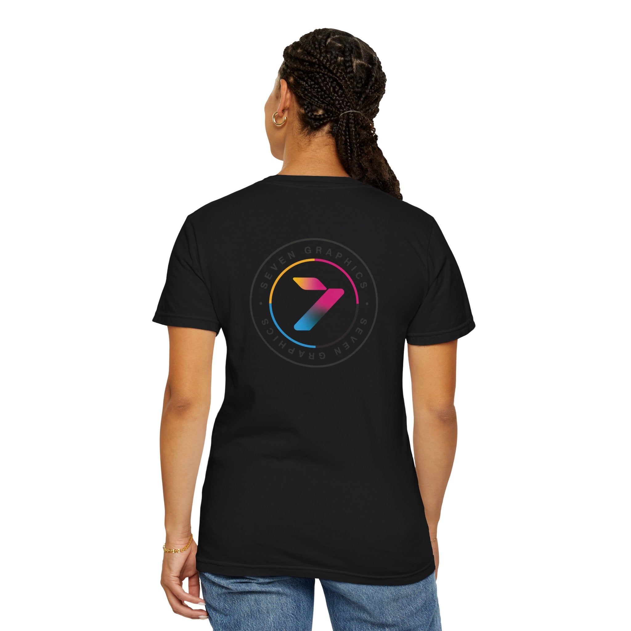 Unisex Garment-Dyed T-Shirt –Left Front Logo