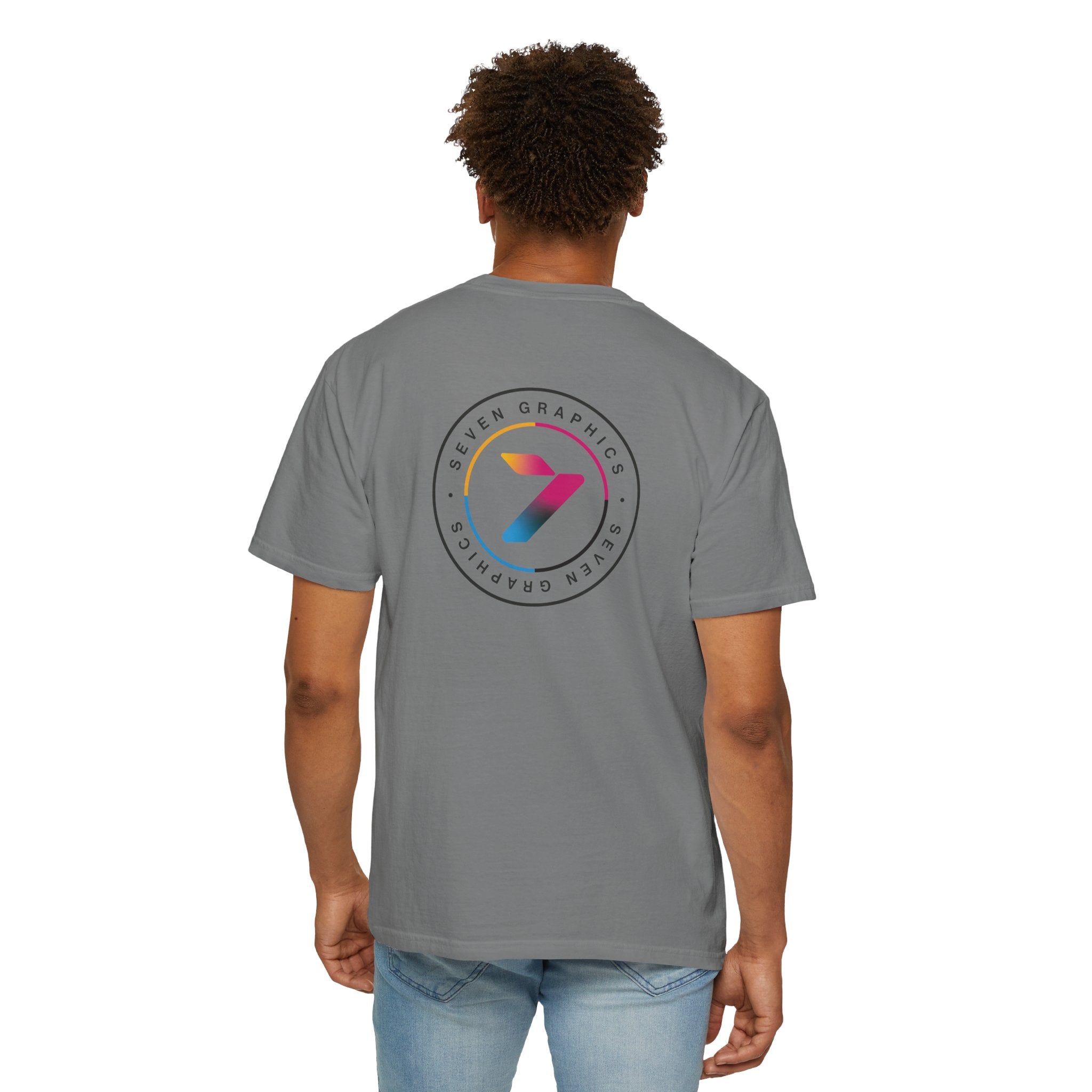Unisex Garment-Dyed T-Shirt –Left Front Logo