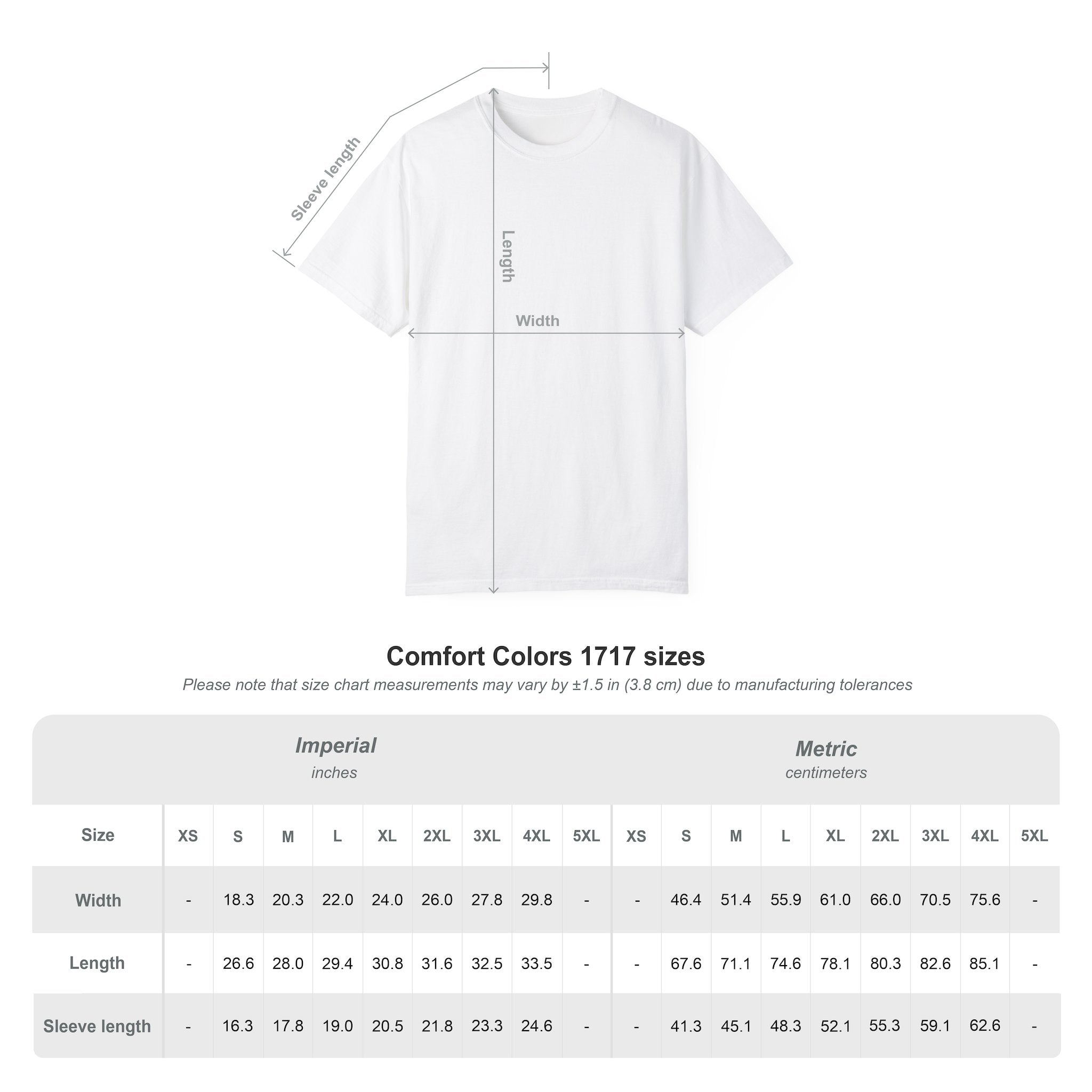 Unisex Garment-Dyed T-Shirt –Left Front Logo