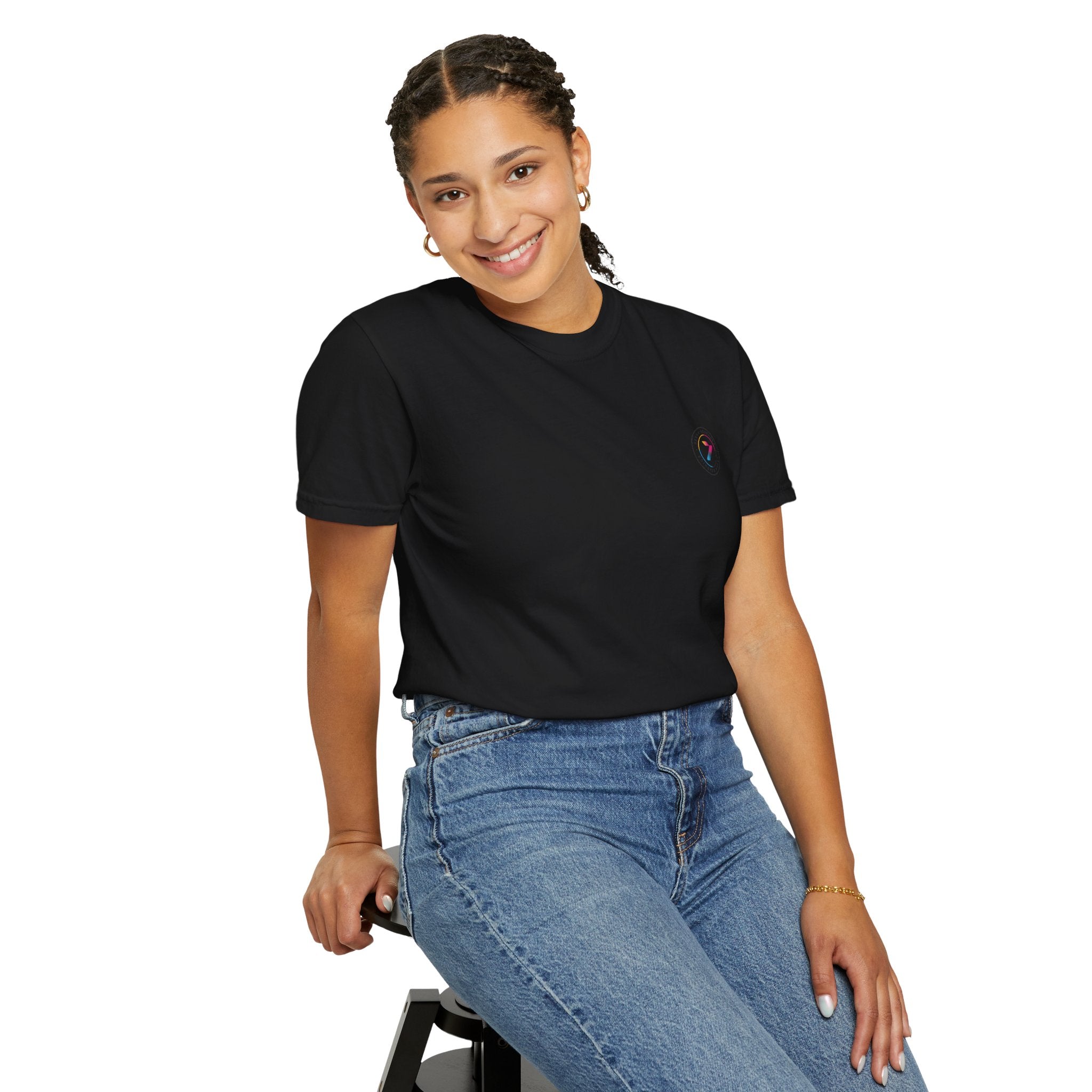 Unisex Garment-Dyed T-Shirt –Left Front Logo