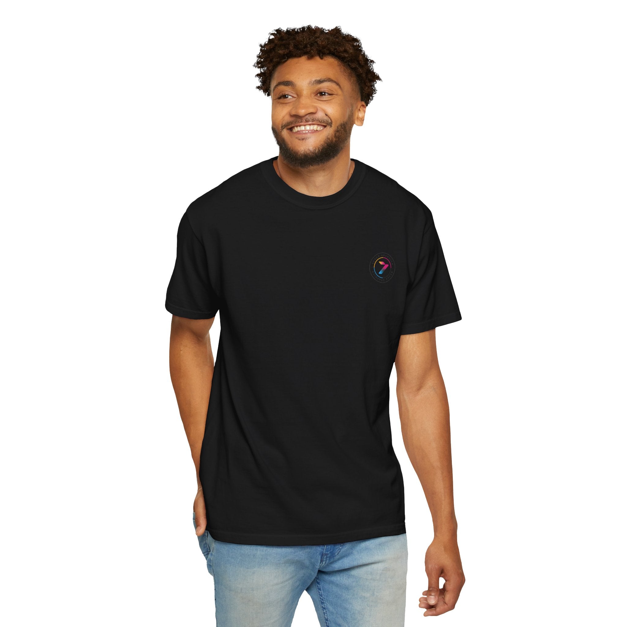 Unisex Garment-Dyed T-Shirt –Left Front Logo