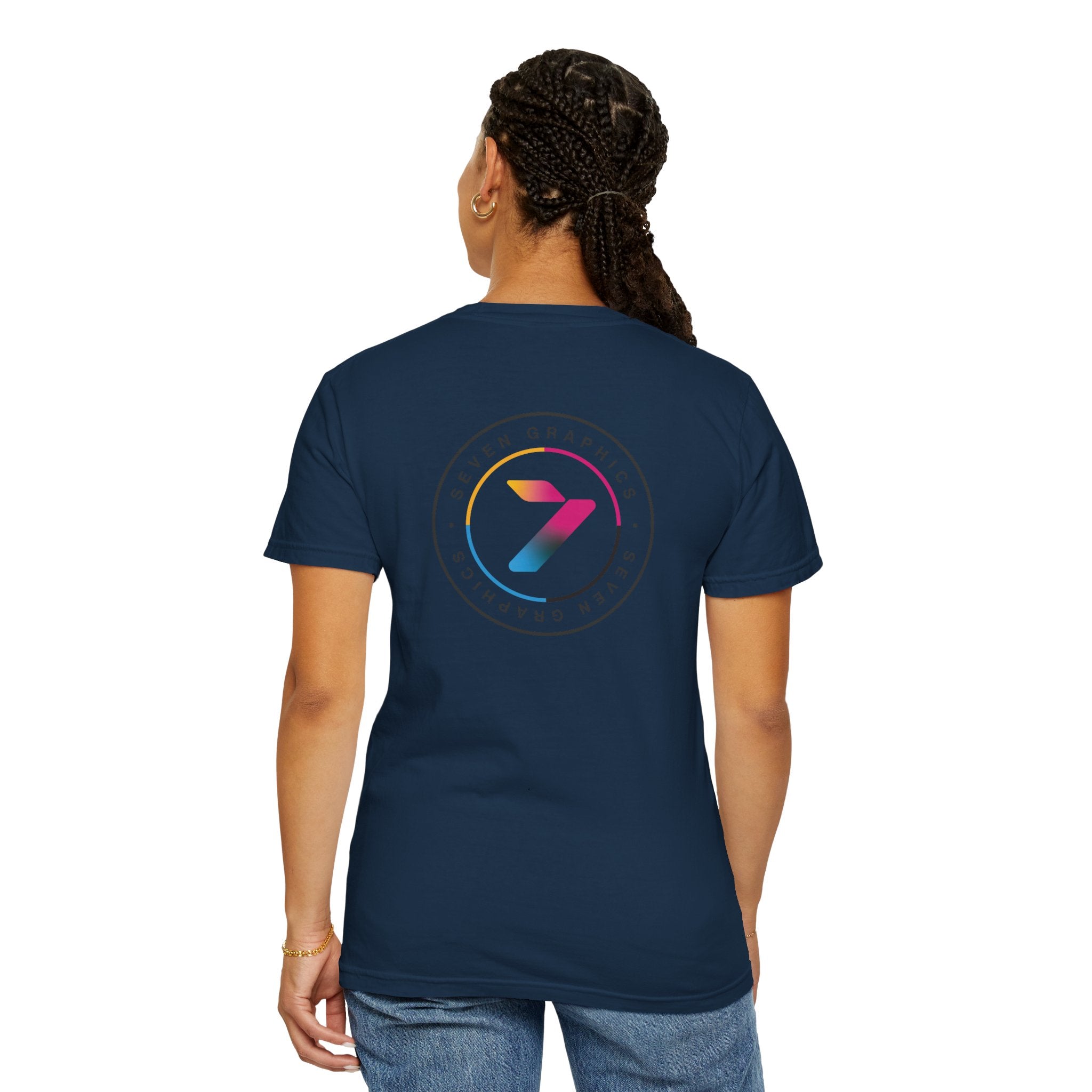 Unisex Garment-Dyed T-Shirt –Left Front Logo