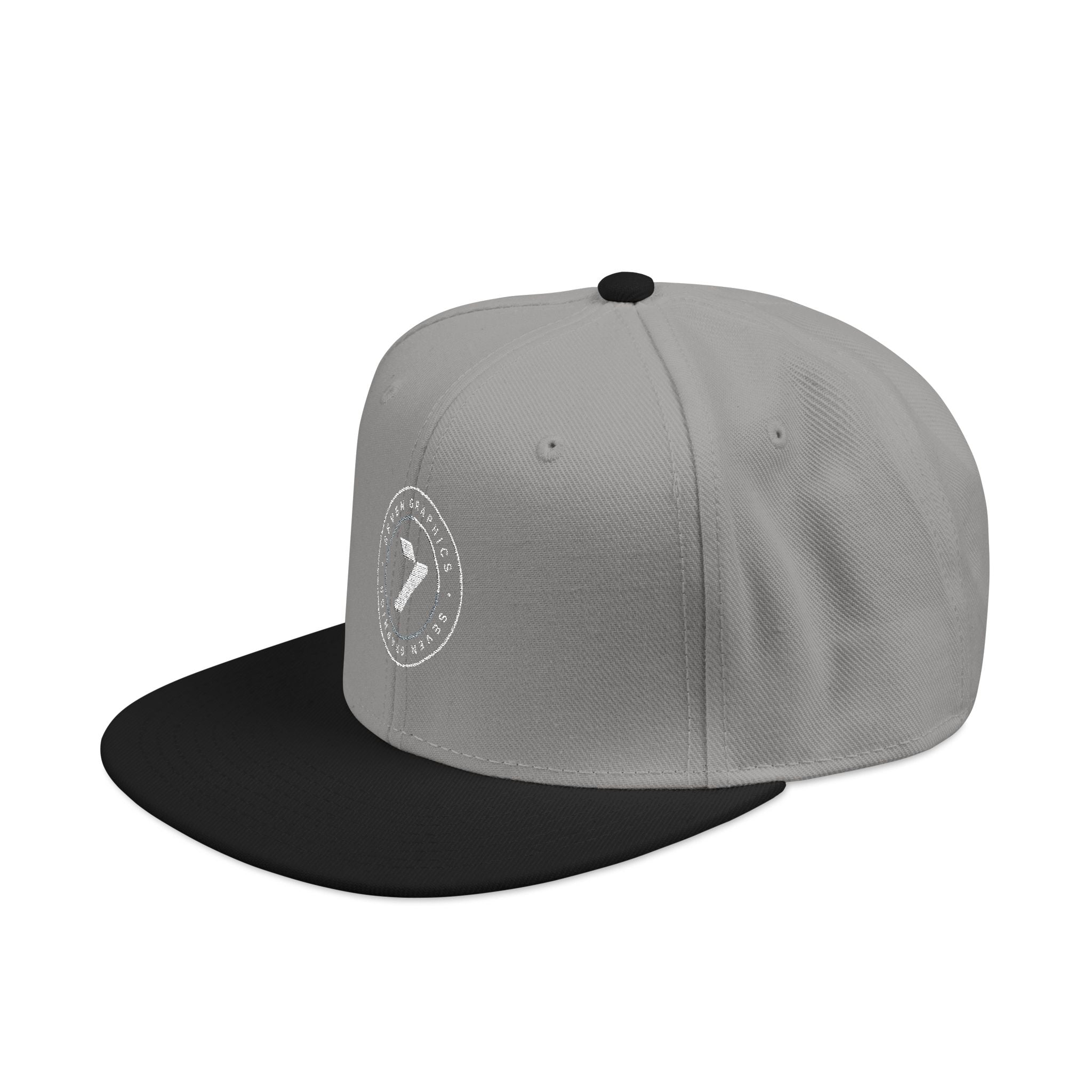 Personalized Embroidered Snapback Cap – Custom Front Logo