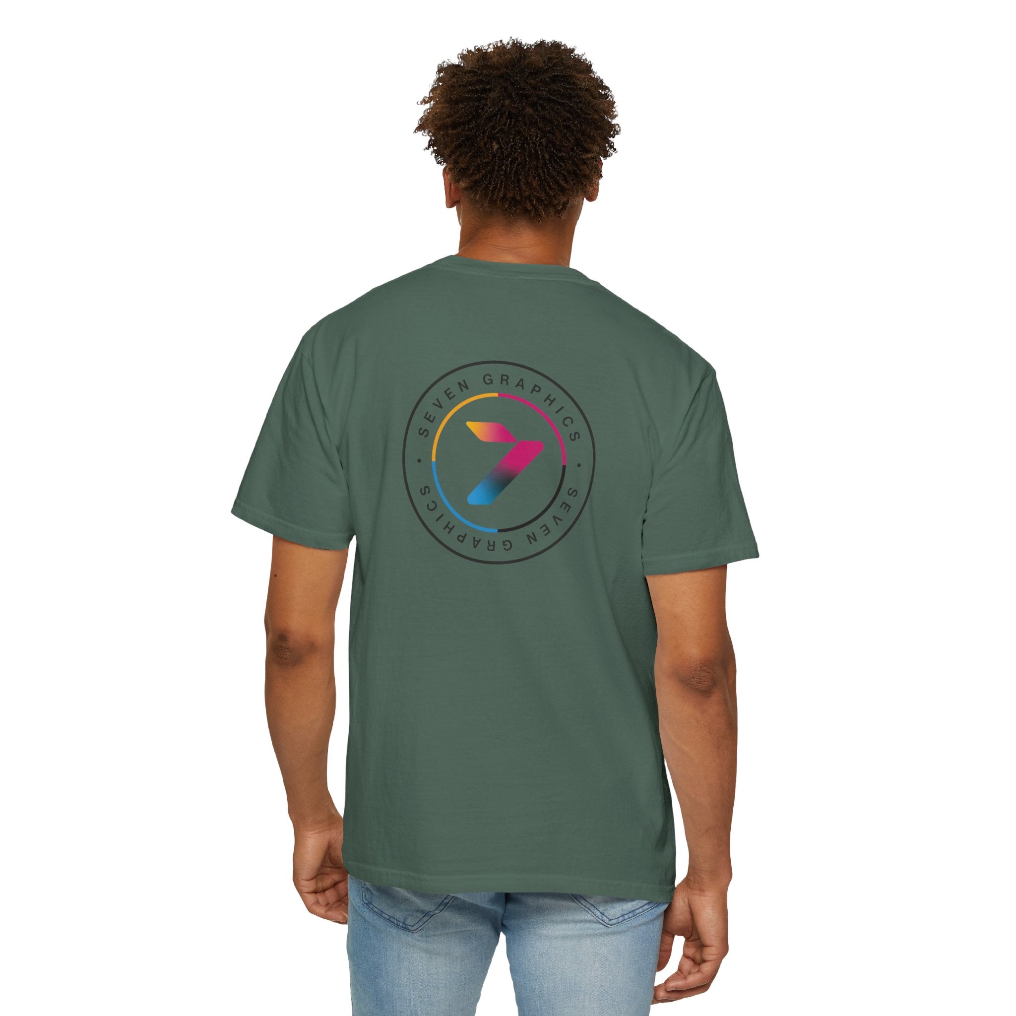 Unisex Garment-Dyed T-Shirt –Left Front Logo