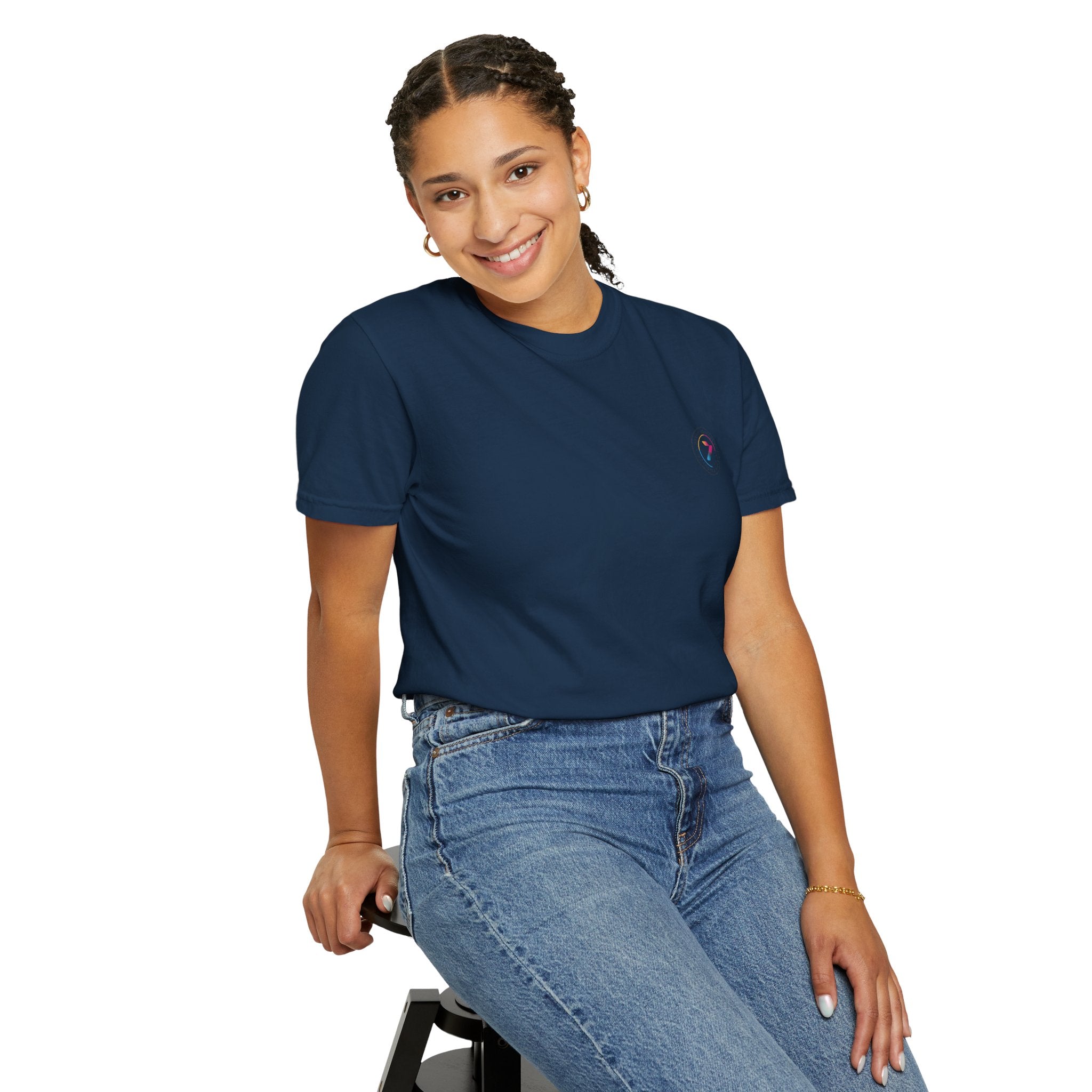Unisex Garment-Dyed T-Shirt –Left Front Logo