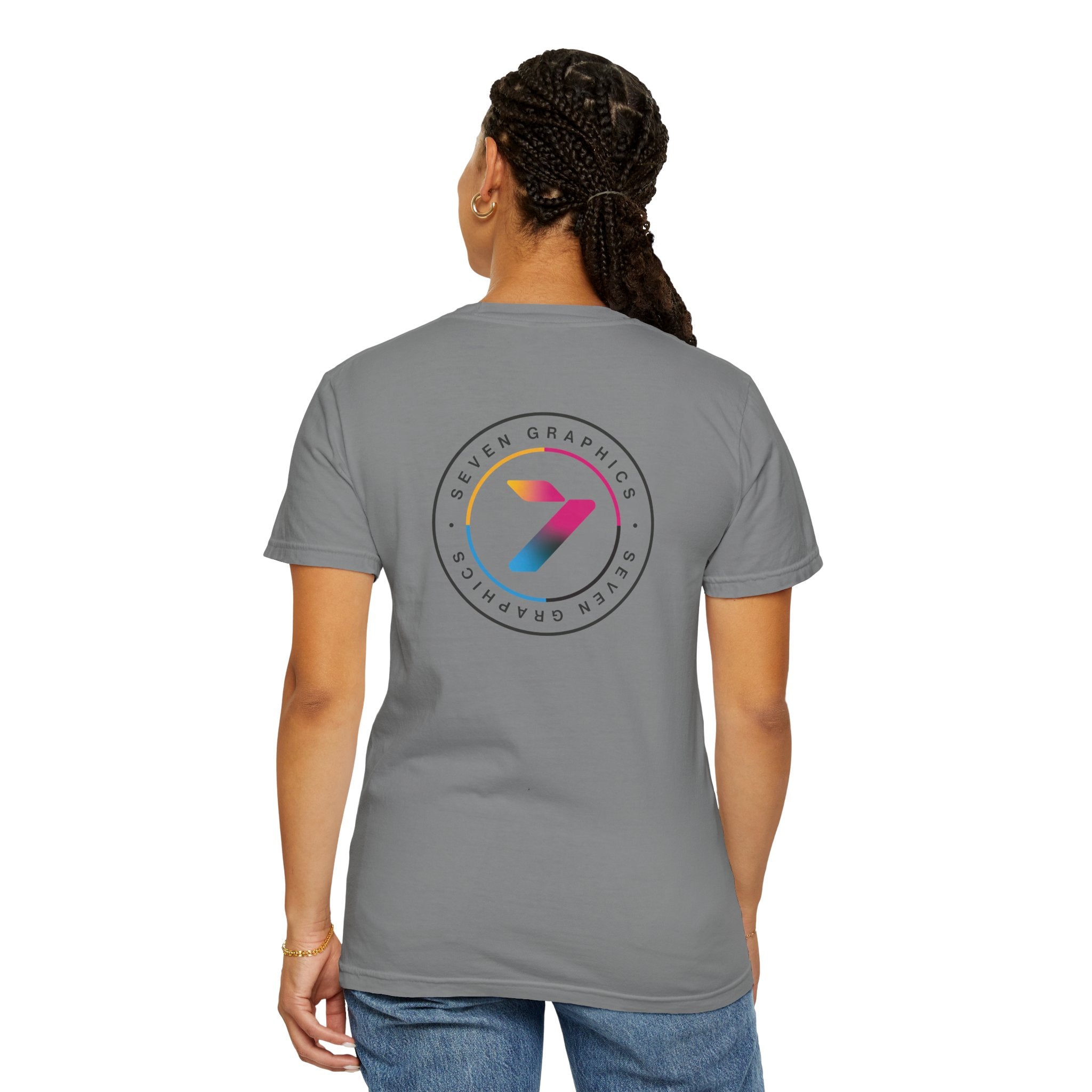 Unisex Garment-Dyed T-Shirt –Left Front Logo